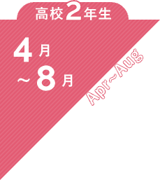 高校2年生 4月〜8月