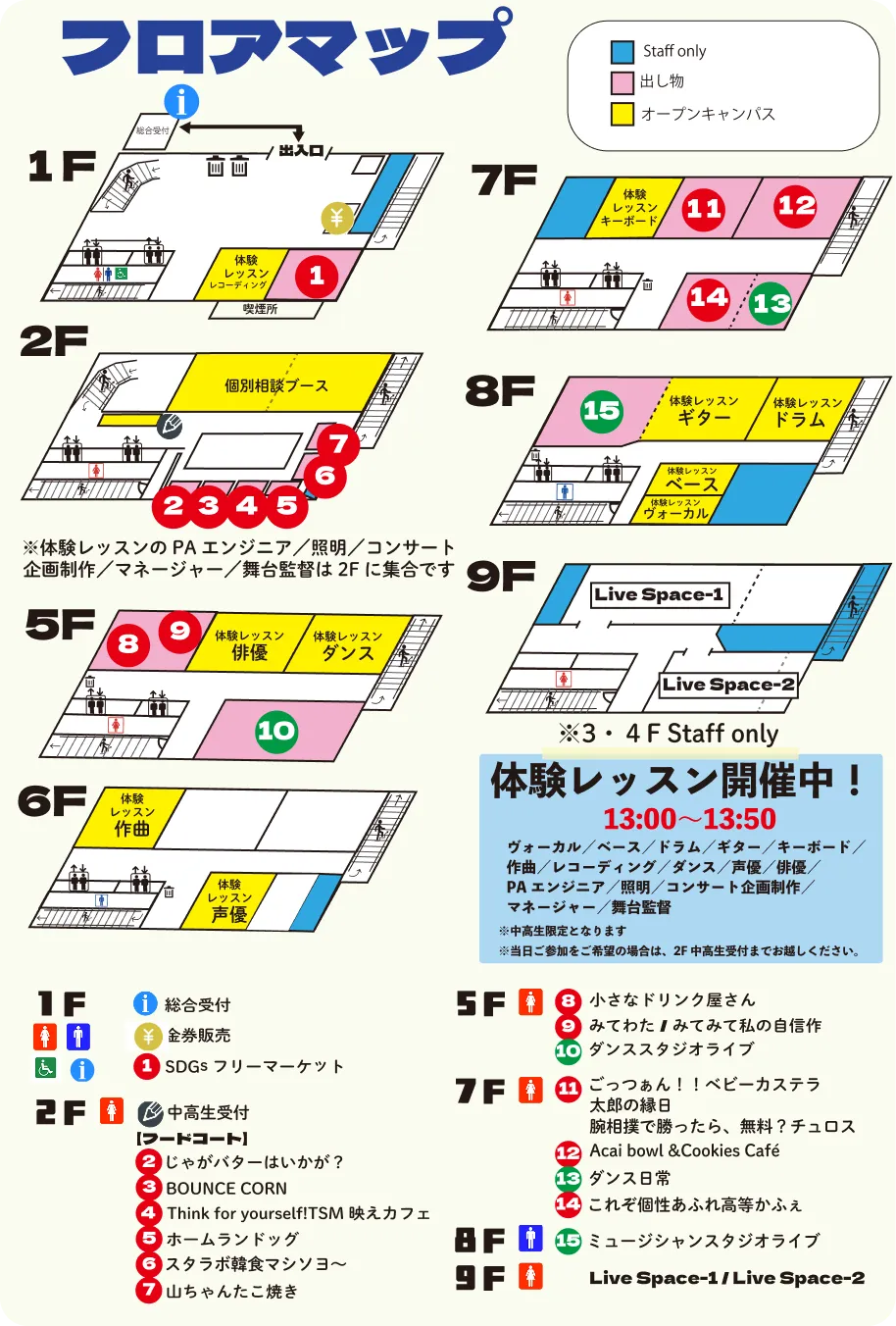 Floor map